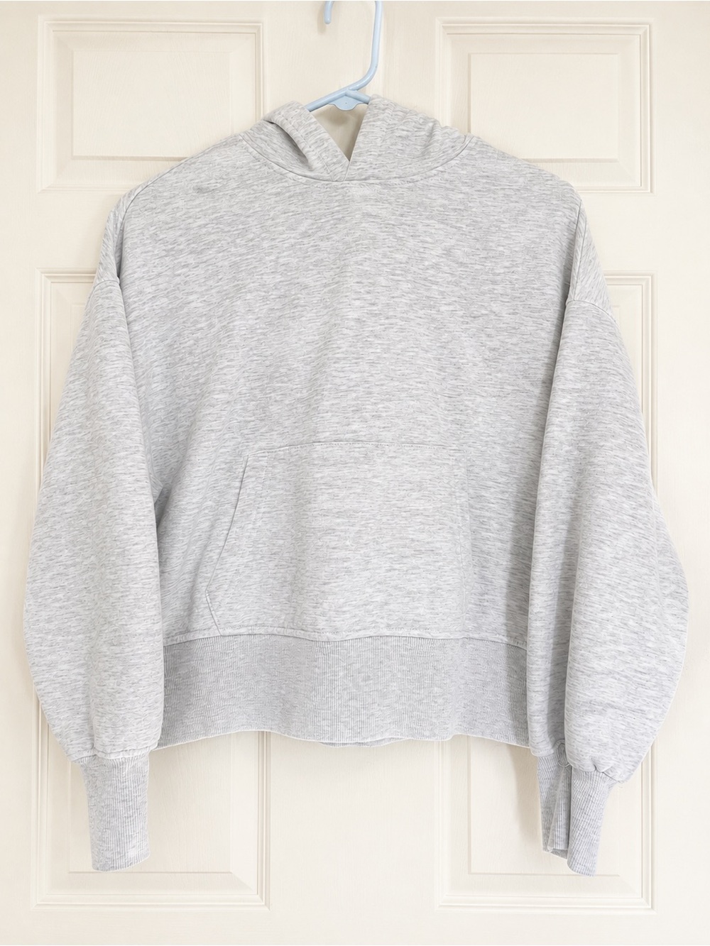 Heather Gray Pullover Hoodie - small